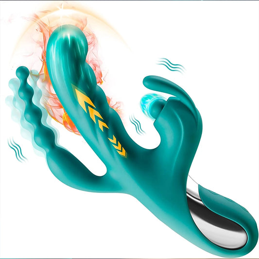 Heated Rabbit Thrusting Vibrator