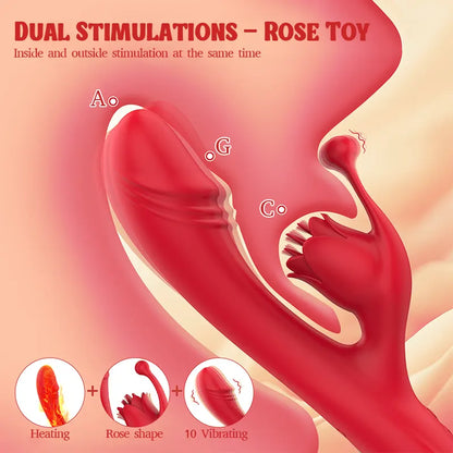 Multifunctional Vibrant Rose Pleasure