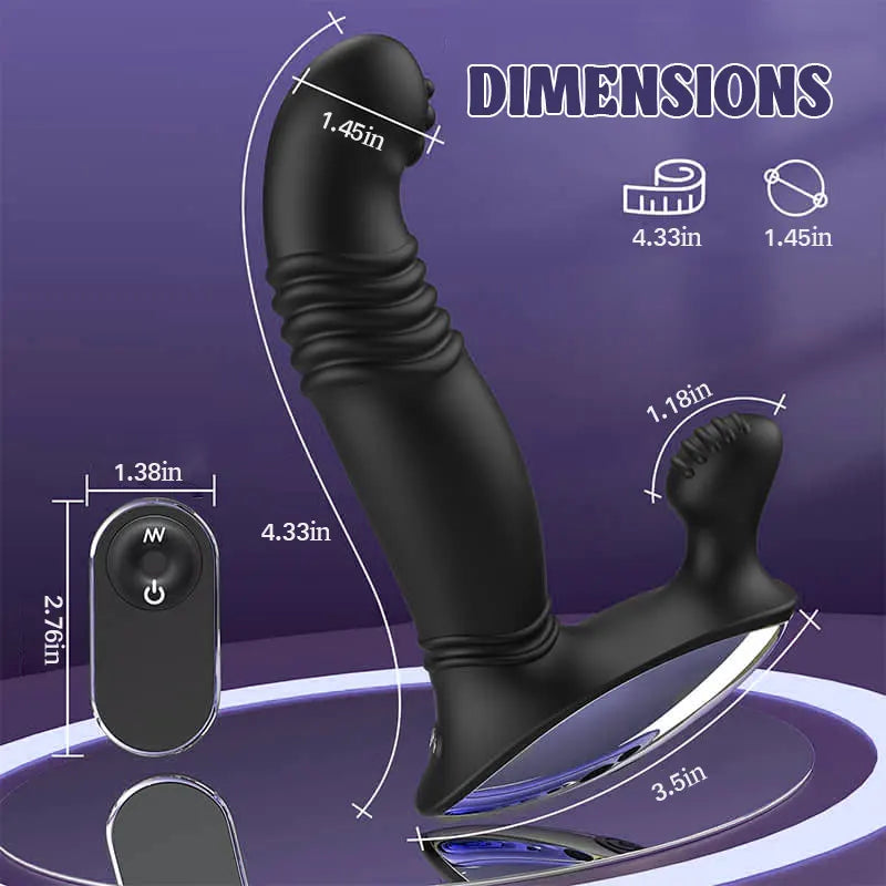 Double Head Prostate Vibration Massager
