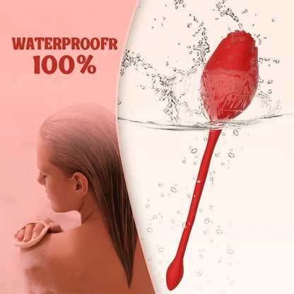 Dual Rose Remote Control Vibrator Egg