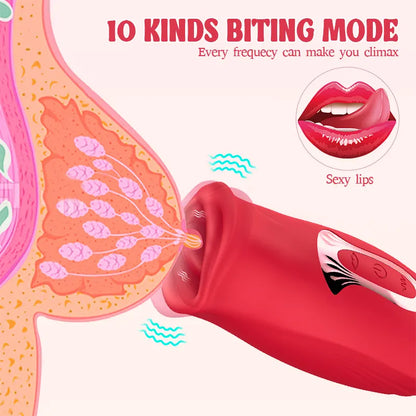Simulate Oral Sex Licking and Sucking Vibrator