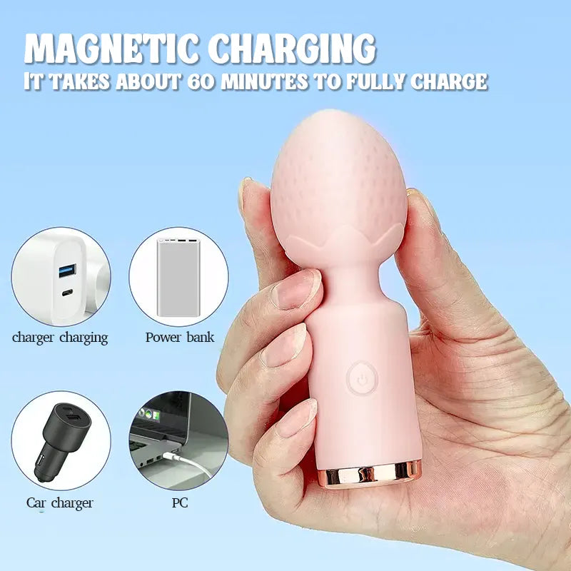 Strawberry Mini Vibrator AV Stick