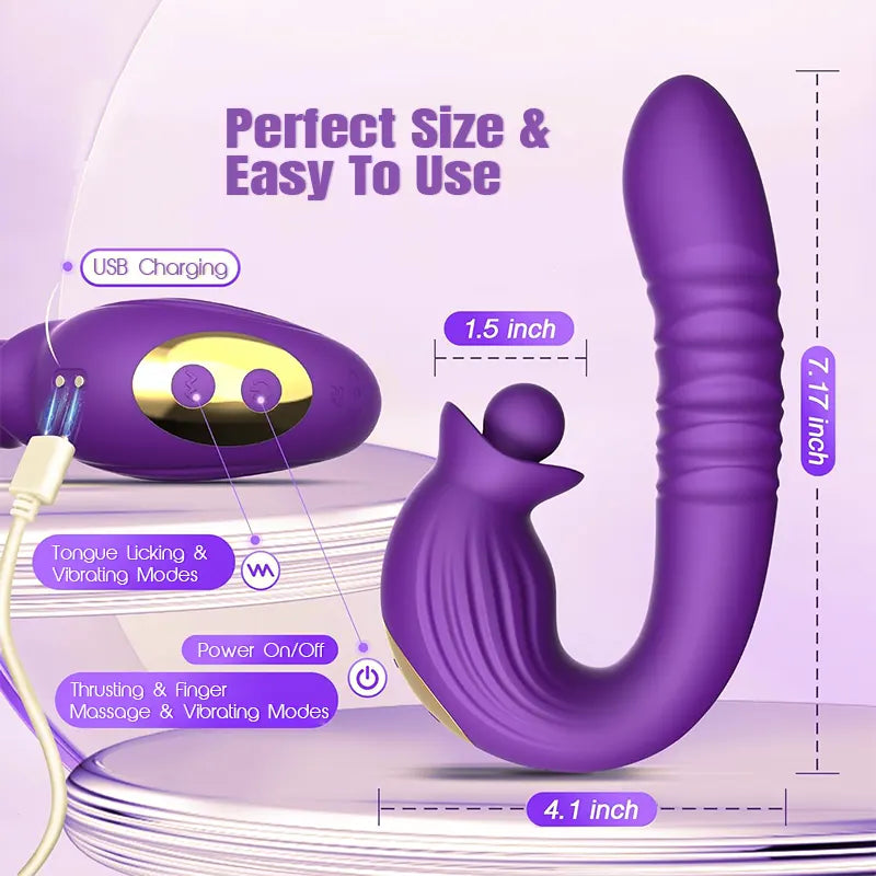 Thrusting G-Spot and Clitoral Vibrator