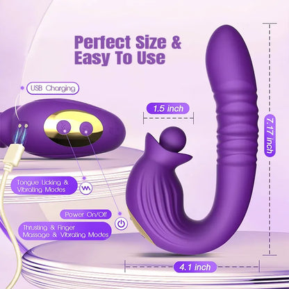 Thrusting G-Spot and Clitoral Vibrator