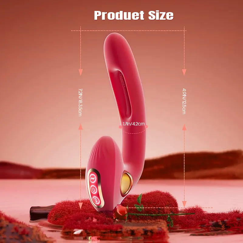 Remote Tongue Vibrator for Dual Pleasure