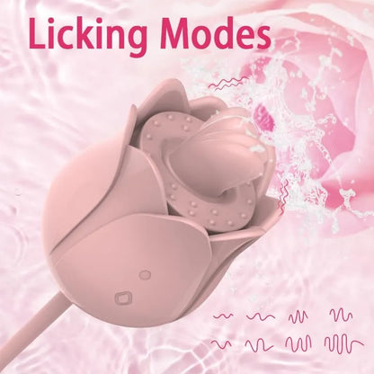Rose Sex Toy Vibrator Dildo 3 IN1 Adult Sex Toy