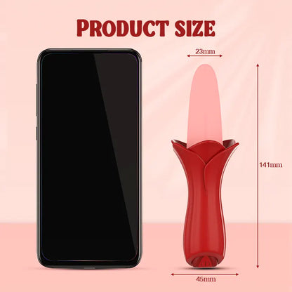 Tongue Rose Vibrator for Women