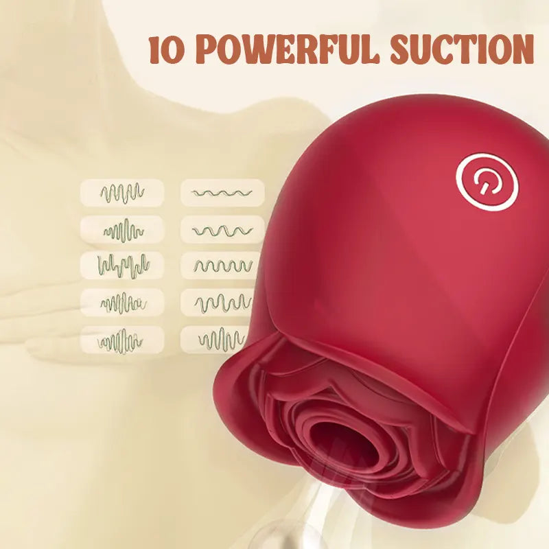 The Classic Original 10 Suction Rose Toy for Women