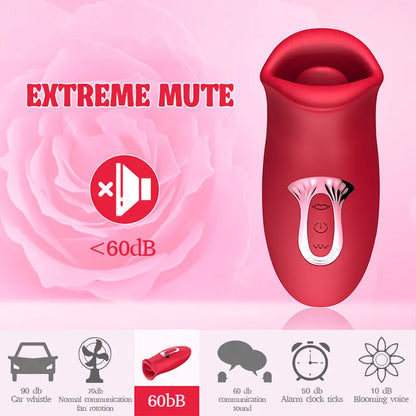 Simulate Oral Sex Licking and Sucking Vibrator