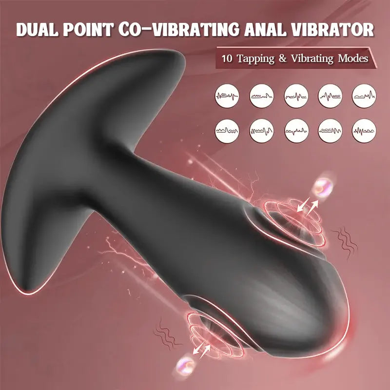 Dual Sided Vibrating Remote Anal Plug