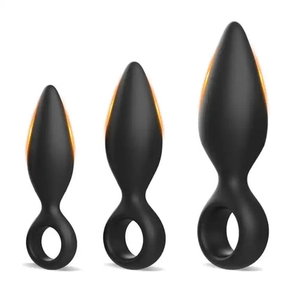 Anal Plug Sex Toys 3 PCS Butt Plug Trainer Kit