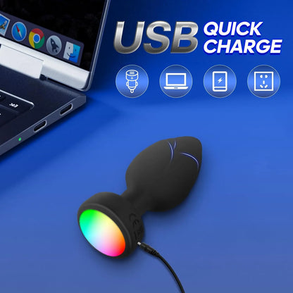 Anal Plug Vibrator with 3Pcs Butt Plug