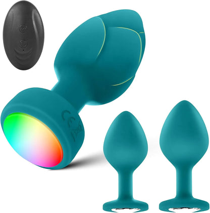 Anal Plug Vibrator with 3Pcs Butt Plug