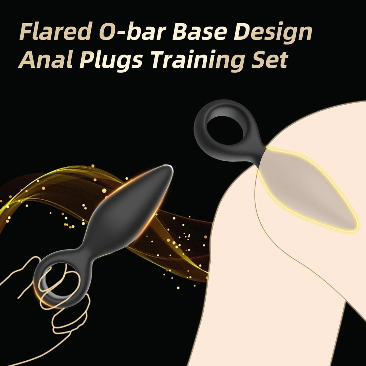 Anal Plug Sex Toys 3 PCS Butt Plug Trainer Kit