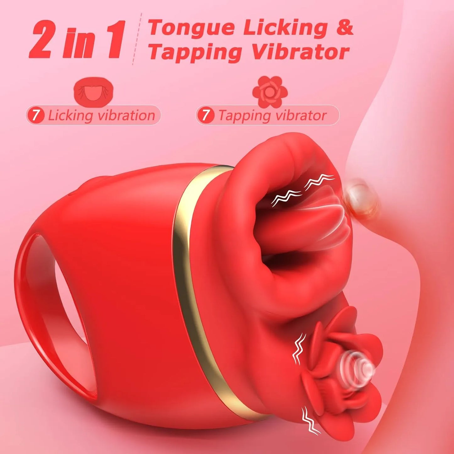 Tongue Licking Vibrator Adult Sex Toys for Women