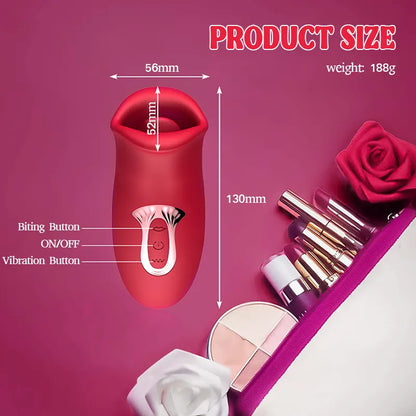 Simulate Oral Sex Licking and Sucking Vibrator