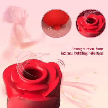 Rose Licking Vibrator for Women