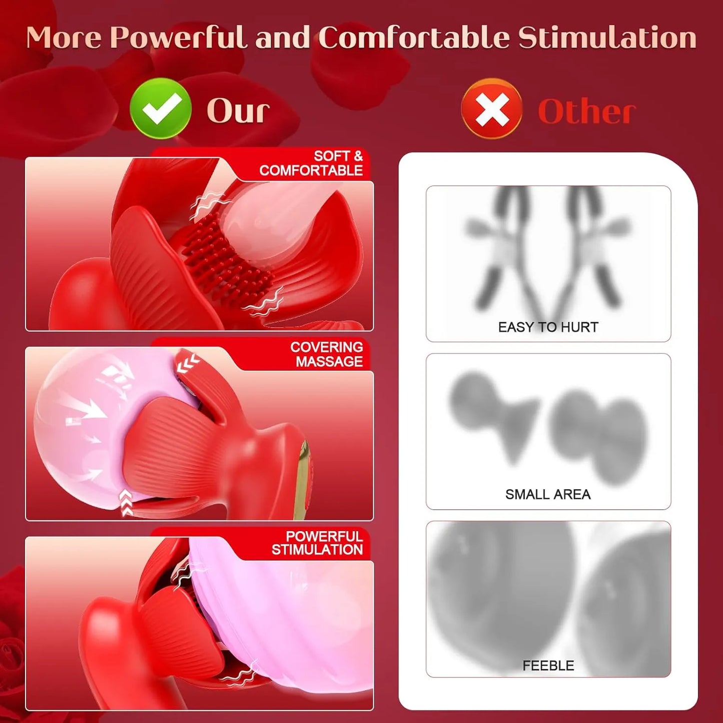 Vibrator sex Toys for Women Vibrating Nipple Clamps