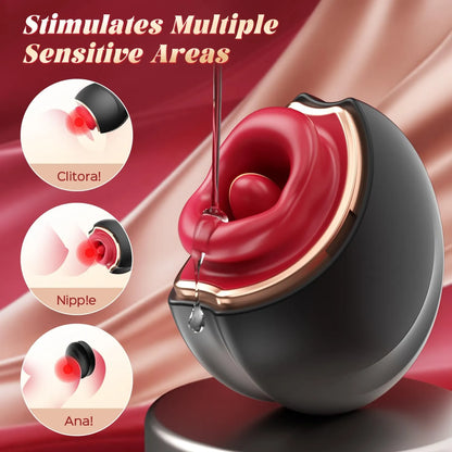 Vibrator Sex Toys for Women, 10 Tongue Licking Vibration Mode