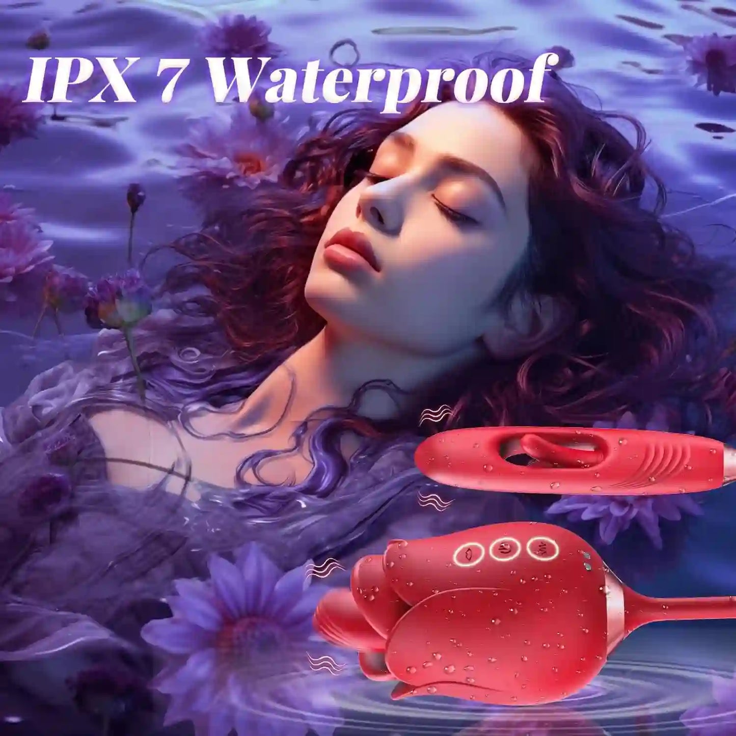 G Spot Vibrator Rose Sex Toys - Rosebabes 4IN1 Dildo Vibrators