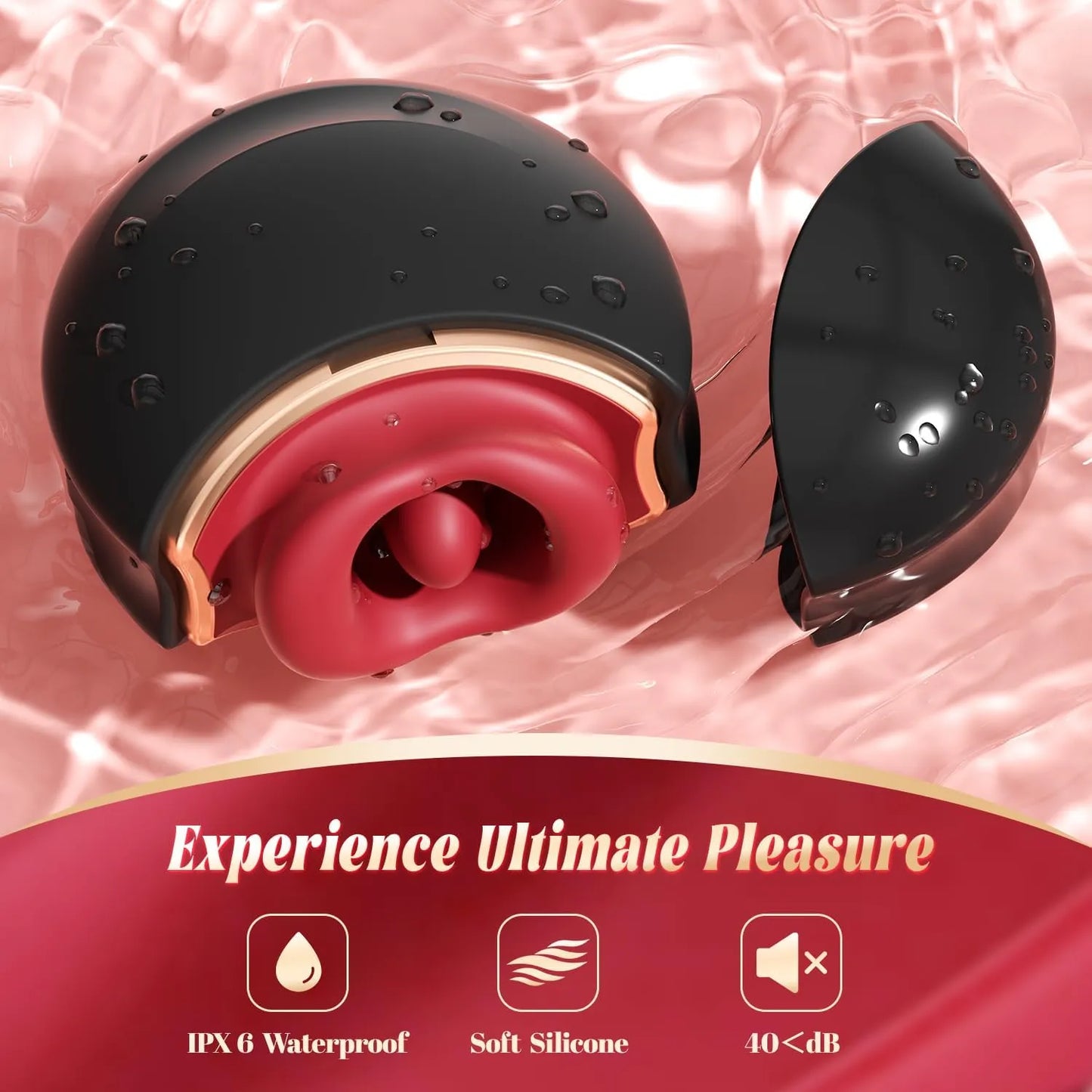 Vibrator Sex Toys for Women, 10 Tongue Licking Vibration Mode