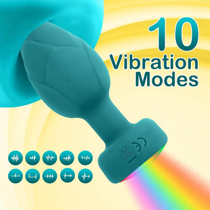 Anal Plug Vibrator with 3Pcs Butt Plug