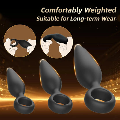 Anal Plug Sex Toys 3 PCS Butt Plug Trainer Kit
