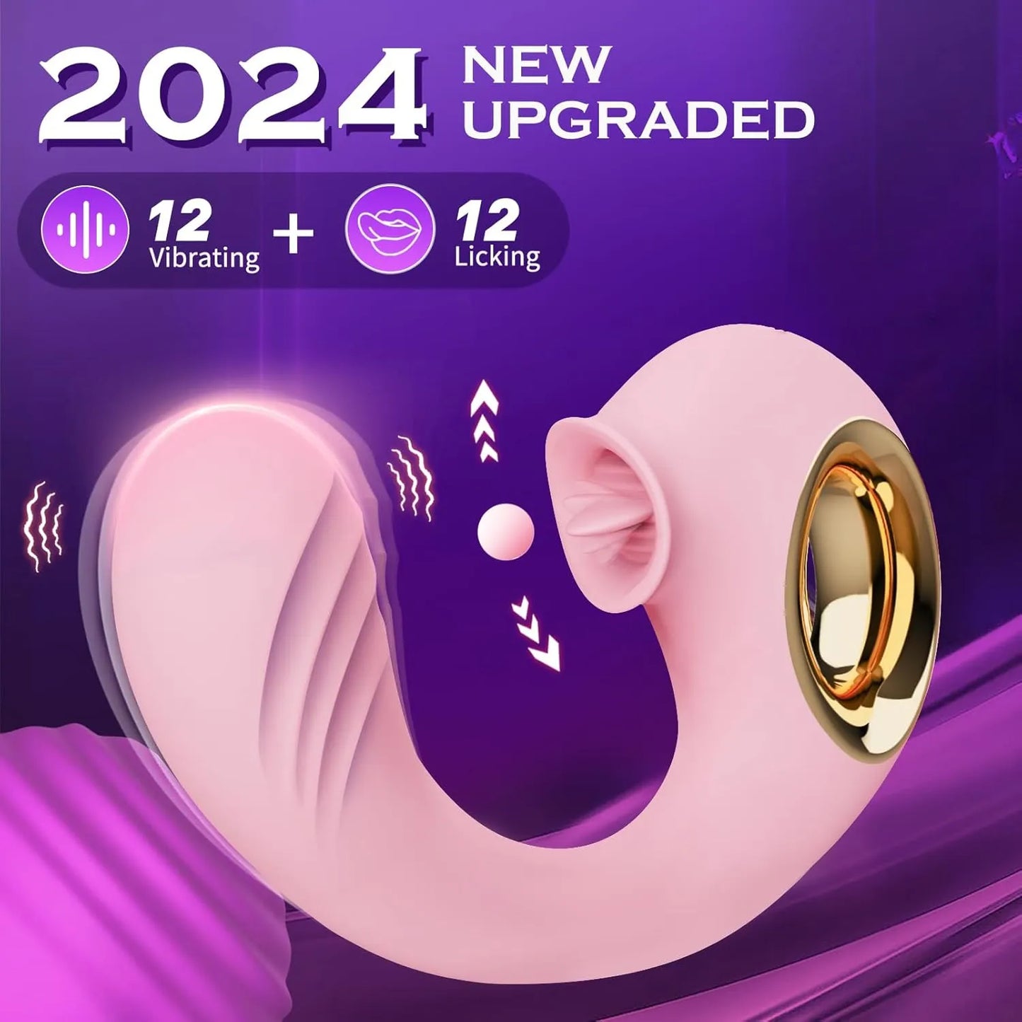 G Spot Vibrator for Double Stimulation with 12 Vibrating