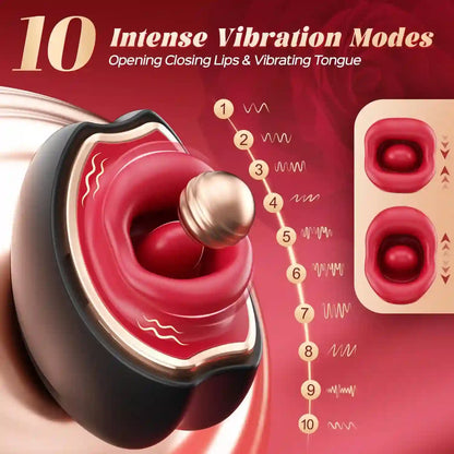 Vibrator Sex Toys for Women, 10 Tongue Licking Vibration Mode