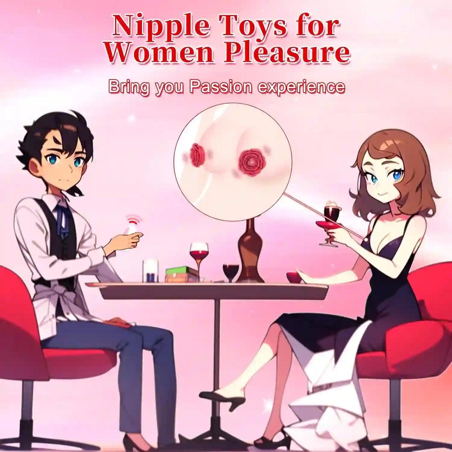 Nipple Clamps Vibrator Sex Toys - BDSM Nipple Toys