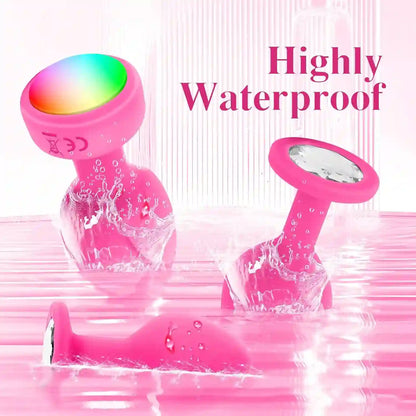 Anal Plug Vibrator with 3Pcs Butt Plug