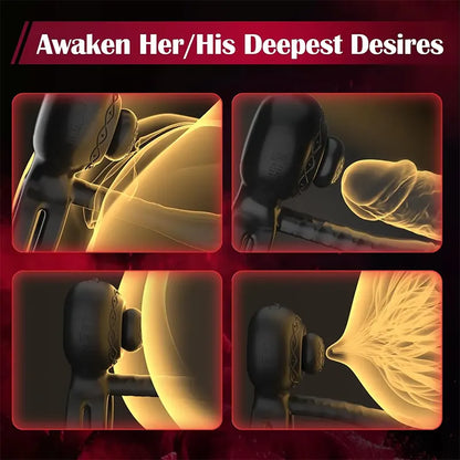 Octopus Vibrating Cock Ring for Couples