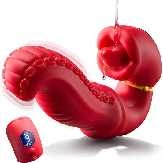 Rose Tongue Vibrator for Dual Pleasure