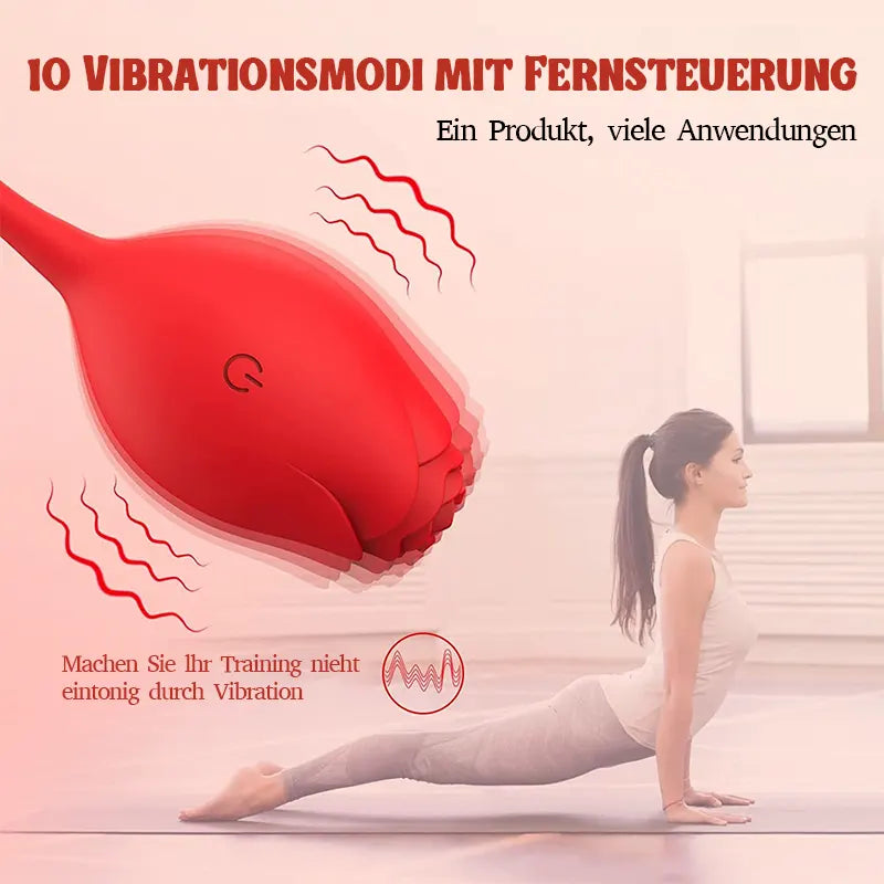 Dual Rose Remote Control Vibrator Egg