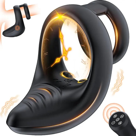 Remote-Control Perineum Vibrating Cock Ring