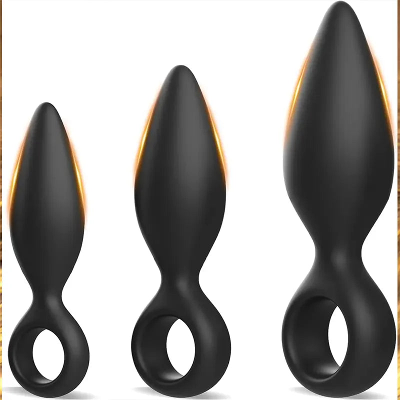 Silicone Butt Plug Training Set