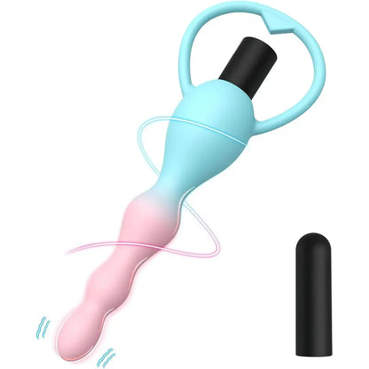 Vibrating Silicone Anal Plug