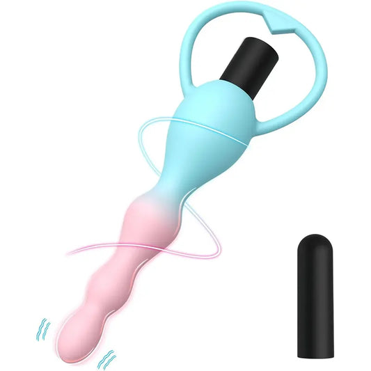 Vibrating Silicone Anal Plug